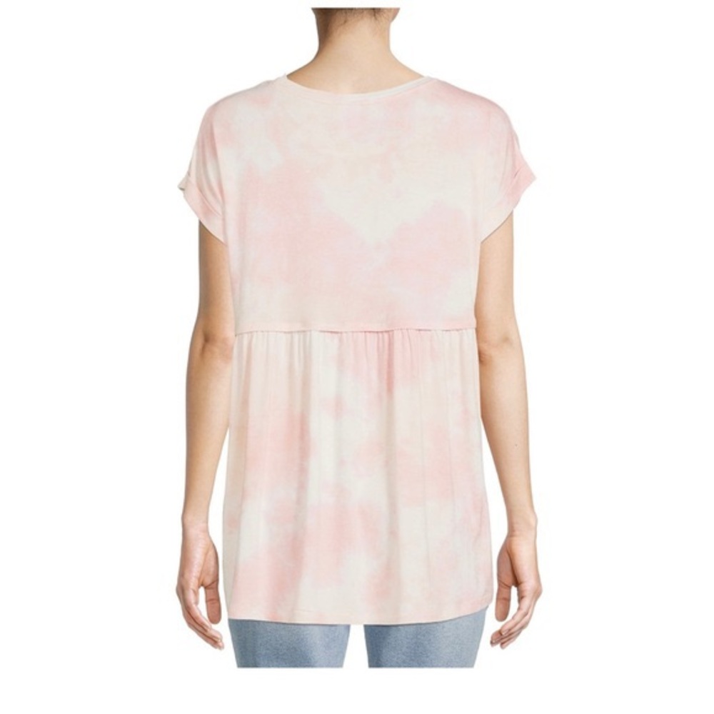 Time And Tru Women's Maternity Babydoll T-Shirt Tie dyed large - Picture 7 of 9